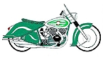 drawing of Vincent Indian style decker motorcycle